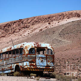 Abandoned Bus in the Atacama Desert by James Brunker