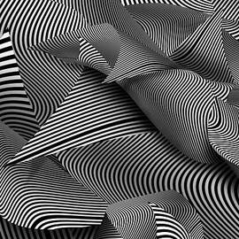 Abstract - Lines - Path to destruction by Mike Savad