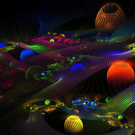 Abstract Psychedelic Fractal Art by Keith Webber Jr