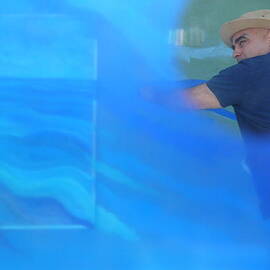 Action Artist in Holga Blue