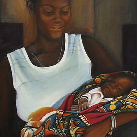 African Mother and Child