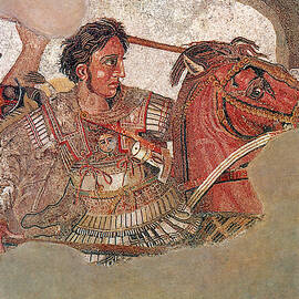Alexander Mosaic, Alexander The Great by Science Source