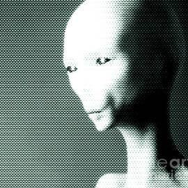 Alien Grey Pattern by Pixel  Chimp