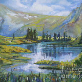 Alpine Ridge Pond by Heather Coen