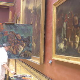 Amateur Artist at the Louvre