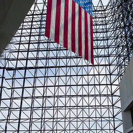 American Flag in Kennedy Library