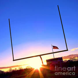 American Football Goal Posts by Olivier Le Queinec