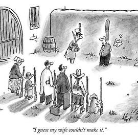 An About To Be Executed By A Group Of Civilians by Frank Cotham