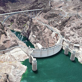 An Aerial View Of The Hoover Dam by Jennifer sharp