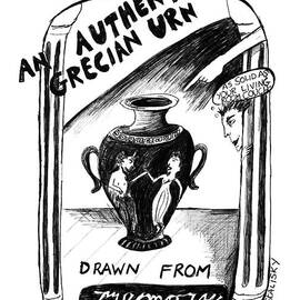 An Authentic Grecian Urn-drawn From Memory by Stephanie Skalisk