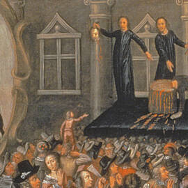 An Eyewitness Representation Of The Execution Of King Charles I In 1649 Oil On Canvas Detail by John Weesop