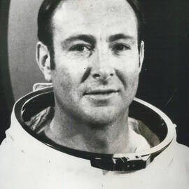APOLLO 14 ASTRONAUT. EDGAR MITCHELL- LUNAR MODULE PILOT. by Retro Images Archive