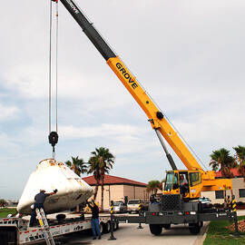 Apollo Capsule Going In For Repairs by Science Source