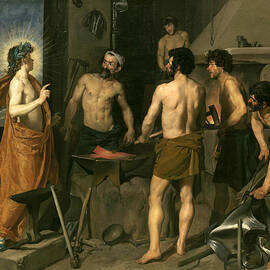 Apollo in the Forge of Vulcan by Diego Velazquez