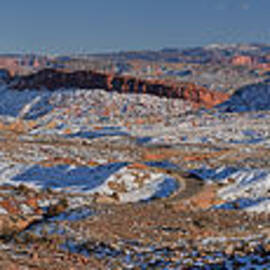 Arches La Sal Panorama by Adam Jewell