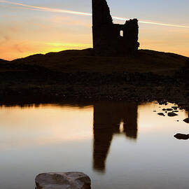 Ardvreck Castle Sunset by Grant Glendinning