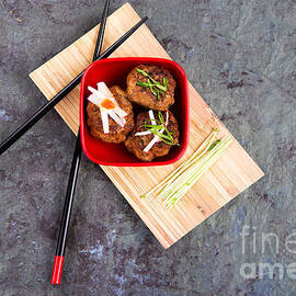 Asian meatballs 1 by Jane Rix
