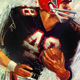 Atlanta Falcons 1966 Vintage Print by Big 88 Artworks