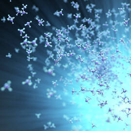 Atoms Floating In Empty Space by Maciej Frolow