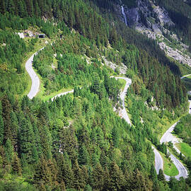 Austrian Mountain Road by Borchee