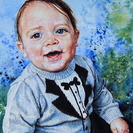 Baby Portrait by Hanne Lore Koehler