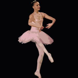 Ballerina Warhol style by Jouko Lehto