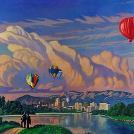 Ballooning on the Rio Grande by Art West