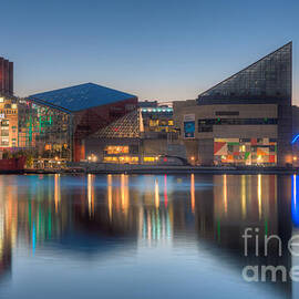 Baltimore National Aquarium at Dawn I by Clarence Holmes