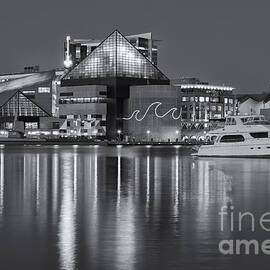 Baltimore National Aquarium at Twilight II by Clarence Holmes