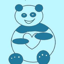 Be My Valentine Panda Boy by Ausra Huntington nee Paulauskaite