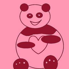 Be My Valentine Panda Girl by Ausra Huntington nee Paulauskaite