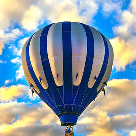 Beautiful Blue Hot Air Balloon by Robert Bales