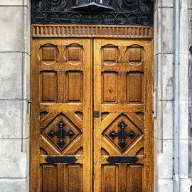 Beautiful Wooden Paris Door by Georgia Clare