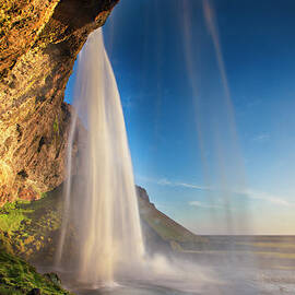 Behind Seljalandsfoss Waterfall by Xavierarnau