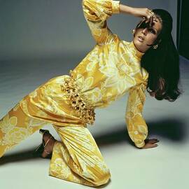 Birgitta Af Klercker Wearing A Jumpsuit by Bert Stern