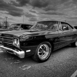 Black '69 Plymouth Road Runner 001 by Lance Vaughn