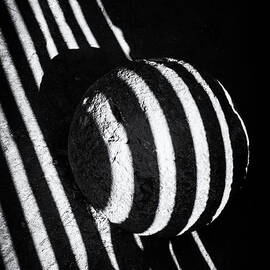 Black and white abstract lines and shapes stark contrast by Matthias Hauser