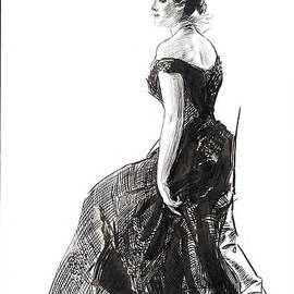 Black Evening Dress 1901
