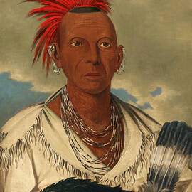 Black Hawk. Prominent Sauk Chief. Sauk and Fox by George Catlin