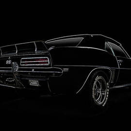 Black SS Line Art by Douglas Pittman