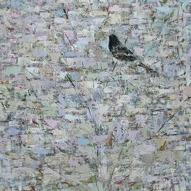 Blackbird In Tree, 2012, Oil On Canvas by Ruth Addinall
