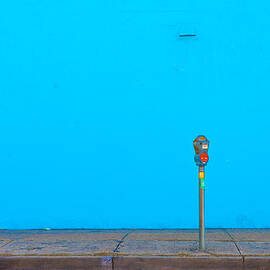 Blue Wall Parking by Darryl Dalton
