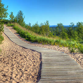 Boardwalk through the Dunes by Twenty Two North Photography