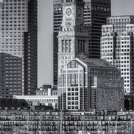 Boston Harbor and Skyline IV by Clarence Holmes