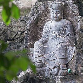 Buddhist Statue In Xizhu Temple by Keren Su