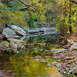 Bull Creek In The Fall by Mark Weaver