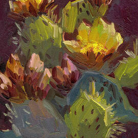 Cactus in Bloom 1 by Diane McClary