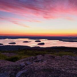 Cadillac Mountain Sunrise Club by Jeff Sinon