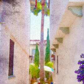 California Courtyard by Phil Perkins