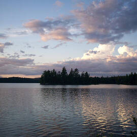 Canisbay Lake Sunset by Richard Andrews